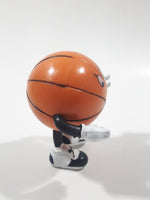 Basketball Head Shaped Plastic and PVC 3 1/4" Tall Plastic Toy Figure