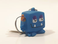 Oriental Trading Nanton 1015 Blue Monster Character Squishy Rubber 1 1/4" Tall Key Chain