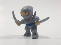Grey Ninja Character 1 3/4" Tall Toy Figure