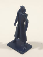Dark Blue 2 1/4" Tall Hard Plastic Toy Figure