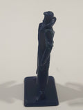 Dark Blue 2 1/4" Tall Hard Plastic Toy Figure