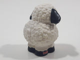 2001 Fisher Price Little People Deluxe Christmas Story White Sheep 2 3/8" Tall Toy Figure