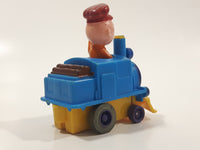 1989 Peanuts Charlie Brown Cartoon Character in Pullback Motorized Friction Toy Train Vehicle McDonald's Happy Meal Not Working