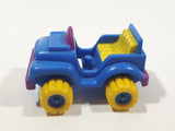 1988 McDonald's Garfield Blue Safari Jeep 2 3/4" Toy Car Vehicle
