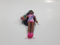 1998 McDonald's Mattel Barbie Doll Bead Blast Christie 4 1/4" Tall Toy Figure