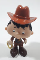 1995 Subway Fox Kids Bobby's World Bobby Cowboy Sheriff Character 3 1/2" Tall Toy Figure
