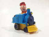 1989 Peanuts Charlie Brown Cartoon Character in Pullback Motorized Friction Toy Train Vehicle McDonald's Happy Meal Not Working