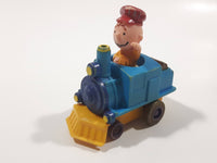 1989 Peanuts Charlie Brown Cartoon Character in Pullback Motorized Friction Toy Train Vehicle McDonald's Happy Meal Not Working