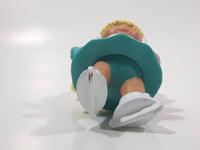1992 McDonald's CPK Cabbage Patch Kids Character Figure Skating 3 1/4" Tall Plastic Toy Figure