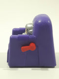 1999 Wendy's Fox Children's Network Bobby's World Purple Rotating Chair Plastic Toy 3" Tall