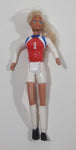 1999 McDonald's Barbie Soccer Football 4 1/2" Tall Toy Figure