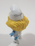 2011 McDonald's Peyo Smurfs Smurfette 3 1/2" Tall PVC Toy Figure