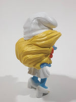 2011 McDonald's Peyo Smurfs Smurfette 3 1/2" Tall PVC Toy Figure