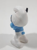 2011 McDonald's Peyo Smurfs Brainy 2 3/4" Tall PVC Toy Figure