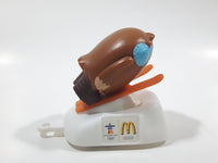 2010 McDonald's 2010 Vancouver Winter Olympic Games Quatchi Ski Jumping 2 3/4" Tall Plastic Toy