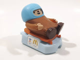 2010 McDonald's 2010 Vancouver Winter Olympic Games Quatchi Luge 2 1/2" Tall Plastic Toy