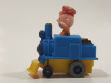 1989 Peanuts Charlie Brown Cartoon Character in Pullback Motorized Friction Toy Train Vehicle McDonald's Happy Meal Not Working