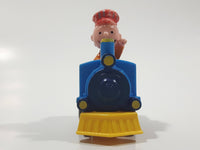 1989 Peanuts Charlie Brown Cartoon Character in Pullback Motorized Friction Toy Train Vehicle McDonald's Happy Meal Not Working