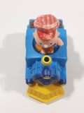 1989 Peanuts Charlie Brown Cartoon Character in Pullback Motorized Friction Toy Train Vehicle McDonald's Happy Meal Not Working