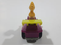 Vintage 1989 Peanuts Gang Pop Mobiles United Features Syndicate Woodstock Bird Character Plastic Toy Car Vehicle McDonald's Happy Meals Not Working