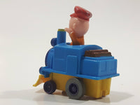 1989 Peanuts Charlie Brown Cartoon Character in Pullback Motorized Friction Toy Train Vehicle McDonald's Happy Meal Not Working