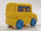 1996 Fisher Price McDonald's Characters Yellow School Bus Toy Plastic Toy Car Vehicle