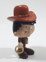 1995 Subway Fox Kids Bobby's World Bobby Cowboy Sheriff Character 3 1/2" Tall Toy Figure