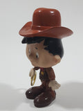 1995 Subway Fox Kids Bobby's World Bobby Cowboy Sheriff Character 3 1/2" Tall Toy Figure