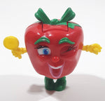 1993 McDonald's Ruby Apple Tennis Player 3" Tall Plastic Toy Figure