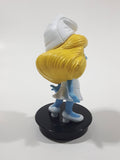 2011 Snapco Peyo Smurfs Smurfette Character 3 1/4" Tall PVC Toy Figure