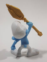2011 McDonald's Peyo Smurfs Clumsy 4" Tall PVC Toy Figure