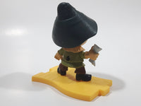 2013 McDonald's The Wizard of Oz 75th Anniversary Scarecrow Character 3" Tall Plastic Toy Figure with Yellow Brick Road