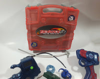 Beyblade Metal Masters Case with Launchers, Beyblades, and Parts