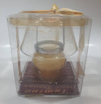 Lumina Lamp Style Metal and Glass Wax Candle Holder In Box 5 1/2"