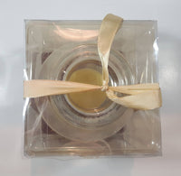 Lumina Lamp Style Metal and Glass Wax Candle Holder In Box 5 1/2"