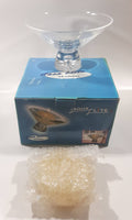 Casa Elite Gift Collection Aqua Lite 6 1/2" Diameter Glass Candle Holder New in Box