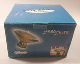 Casa Elite Gift Collection Aqua Lite 6 1/2" Diameter Glass Candle Holder New in Box