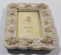 Pink Rose Flower Themed 3D Resin Photo Picture Frame