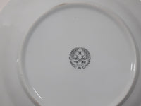 Set of 4 White with Gold Trim 7" Diameter China Side Plate Dishes Made in China