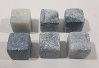 Tandem Stone Ice Cube Drink Cooling Whisky Soapstone Rocks Set of 6