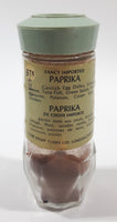 Vintage McCormick Fancy Imported Paprika Spice 4 1/2" Tall Glass Bottle