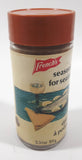 Vintage French's Seasoning For Seafood Spice 4" Tall Glass Bottle