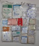 Vintage Medical Bandage Gauzes and Other Emergency First Aid Supplies New in Package