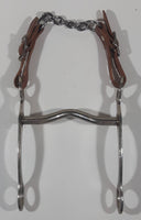 Brown Leather Horse Tack Metal 5 1/2" Wide