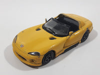 Burago Dodge Viper RT/10 Yellow 1/43 Scale Die Cast Toy Car Vehicle - Made in Italy