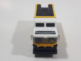 2012 Matchbox MBX Airport Hazard Squad Fire Truck Yellow and White Die Cast Toy Car Vehicle