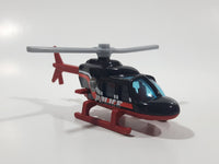 2016 Hot Wheels Police Pursuit Propper Chopper Black Die Cast Toy Helicopter