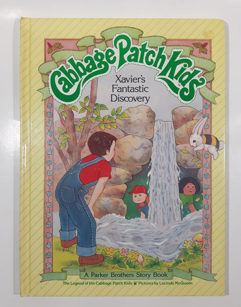 1984 Cabbage Patch Kids Xavier's Fantastic Discover Hard Cover Book