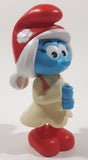 2016 Burger King Peyo Smurfs The Lost Village Papa Smurfette Character 5" Tall Plastic Toy Figure