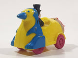 1991 McDonald's Batman Returns Penguin in Umbrella Roto-Roadster Car 3" Long Plastic Toy Figure Vehicle